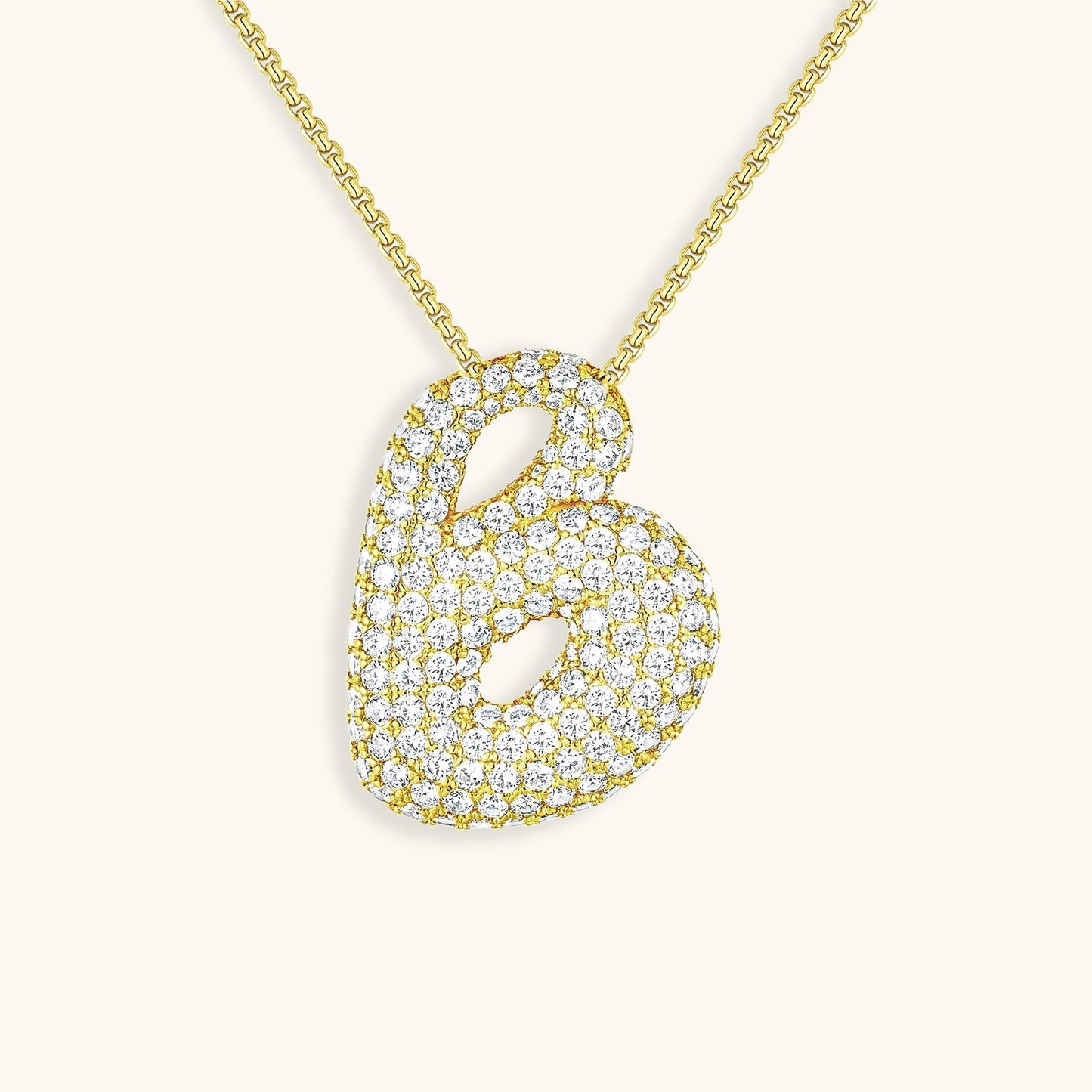 Bubble™ | Diamant Initialen Ketting