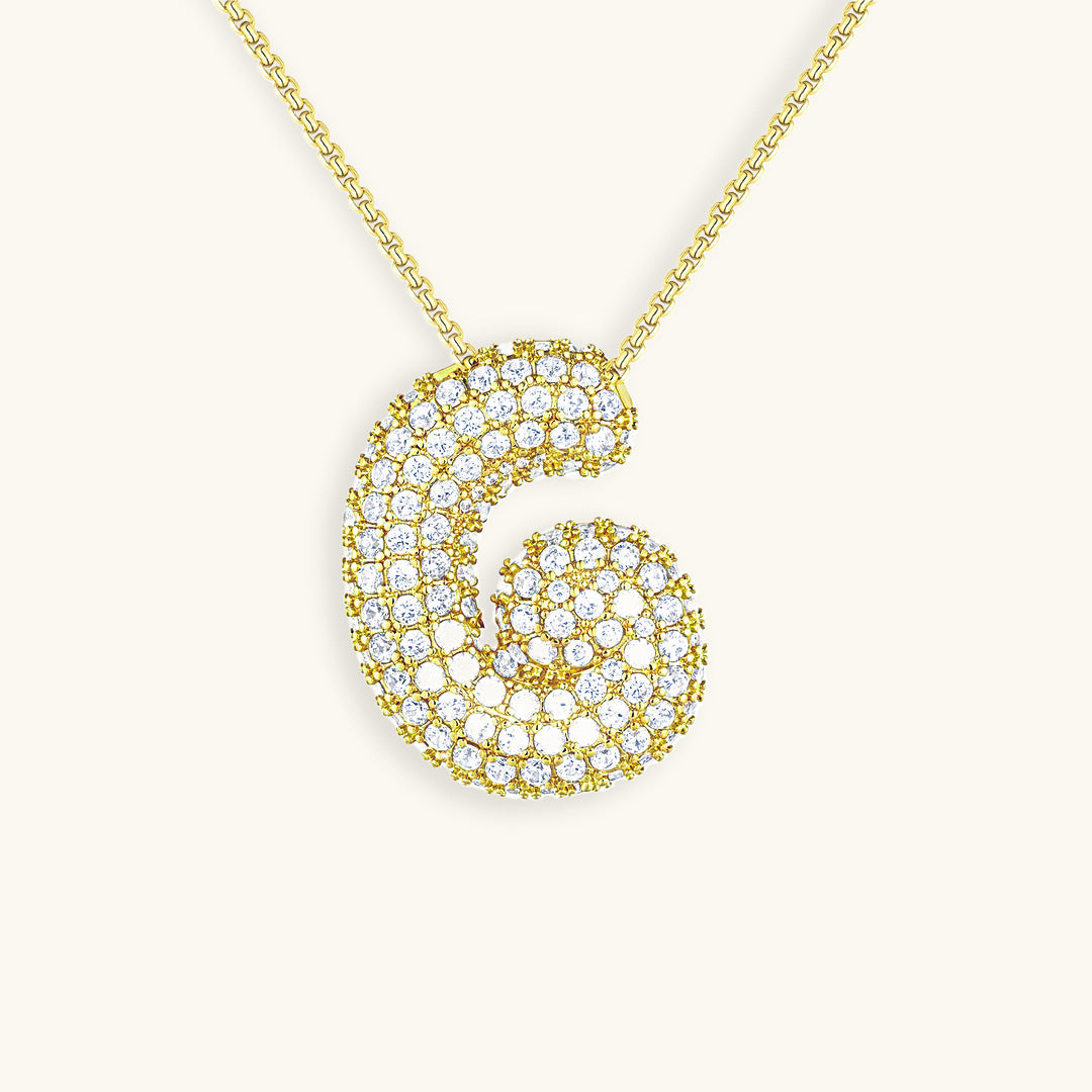 Bubble™ | Diamant Initialen Ketting