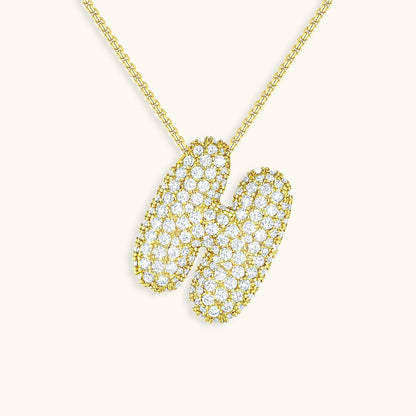 Bubble™ | Diamant Initialen Ketting
