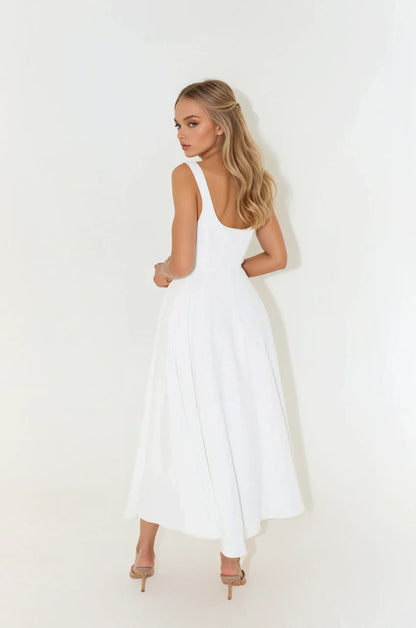 Mina - Vestido Largo de Tirantes Ajustables