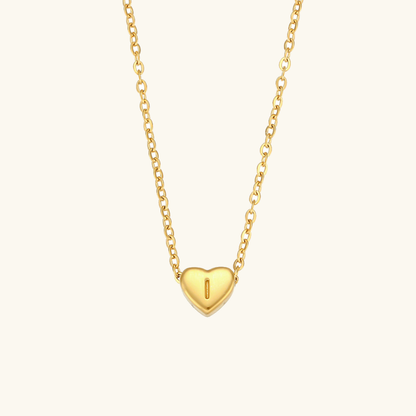 Hart™ | Ketting met Hartvormige Hanger en Initiaal