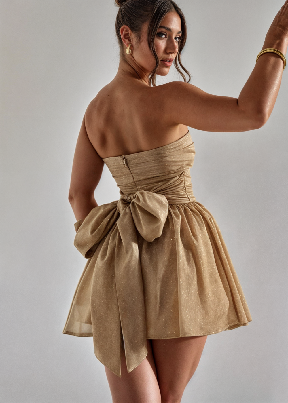 Lila | Minivestido con purpurina