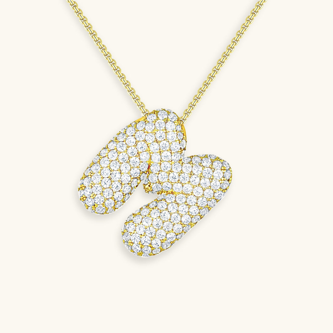 Bubble™ | Diamant Initialen Ketting