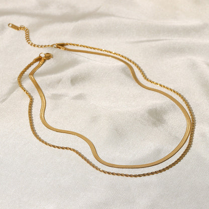 Hailey™ | Gelaagde Gouden Halsketting