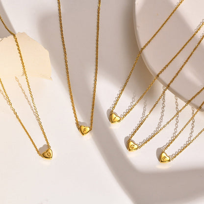 Hart™ | Ketting met Hartvormige Hanger en Initiaal
