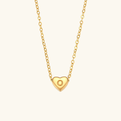 Hart™ | Ketting met Hartvormige Hanger en Initiaal