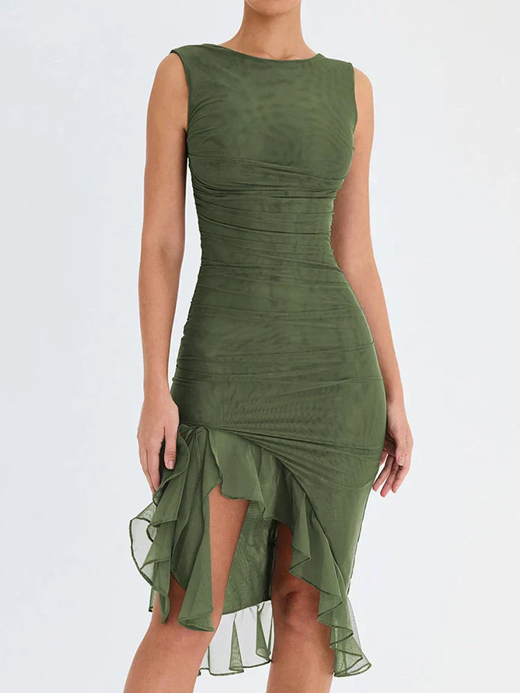 LaLuna – Vestido Chic con Corte Fluido