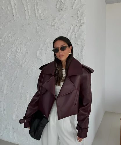 Louise | Chaqueta de cuero