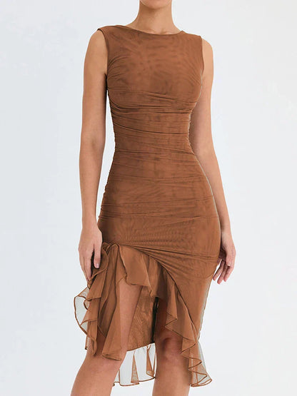LaLuna – Vestido Chic con Corte Fluido