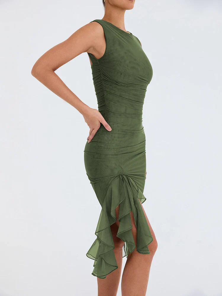 LaLuna – Vestido Chic con Corte Fluido