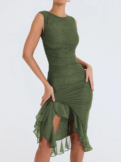 LaLuna – Vestido Chic con Corte Fluido