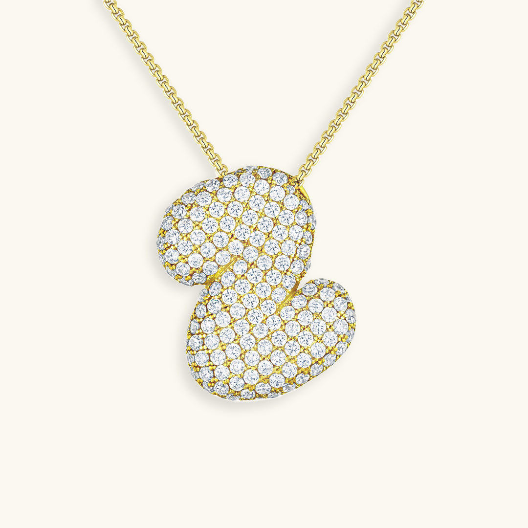 Bubble™ | Diamant Initialen Ketting