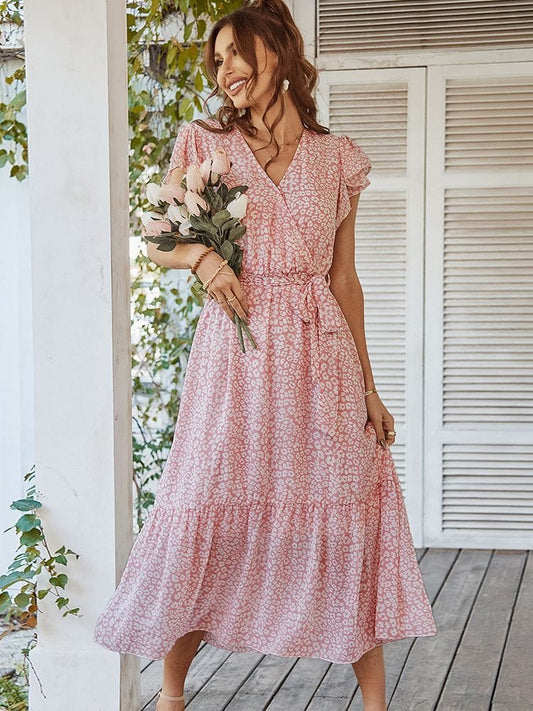 Eva™ - Vestido de Flores Chic