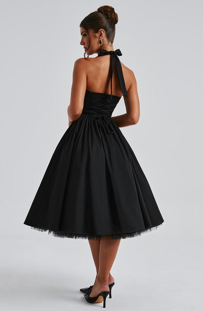 Cressida – Vestido Midi de Elegancia Natural