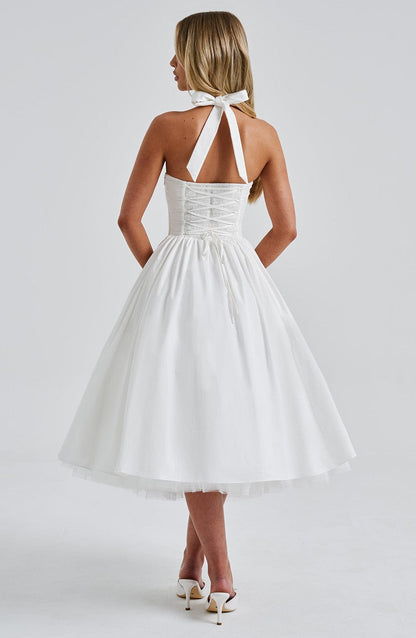 Cressida – Vestido Midi de Elegancia Natural