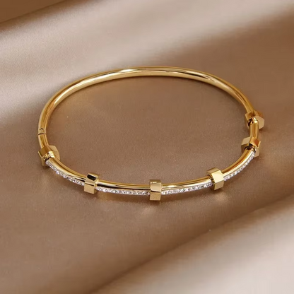 Madison™ | Pulsera con detalles radiantes