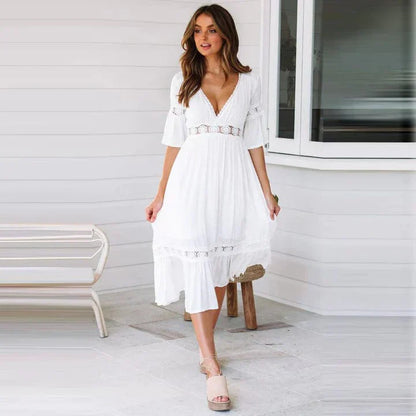 Danielle™ - Vestido largo de encaje