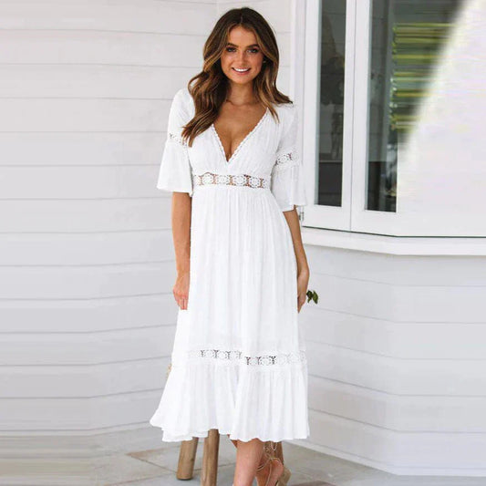 Danielle™ - Vestido largo de encaje