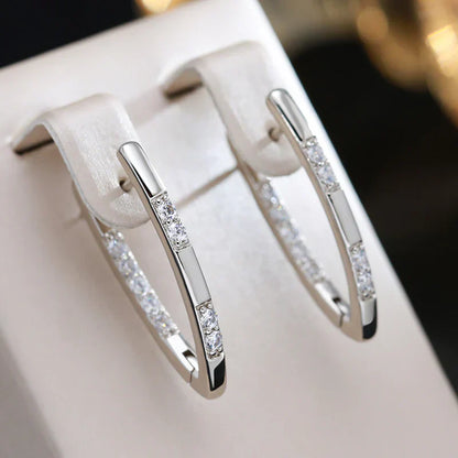 Sylvia™ | Elegante Zirconia Oorbellen