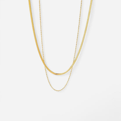 Hailey™ | Gelaagde Gouden Halsketting