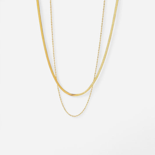 Hailey™ | Collar de oro en capas