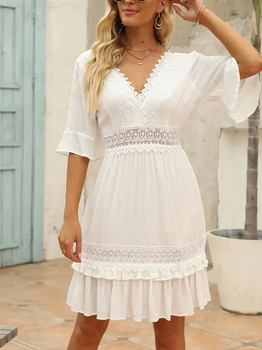 Linde™ - Vestido de Playa Blanco