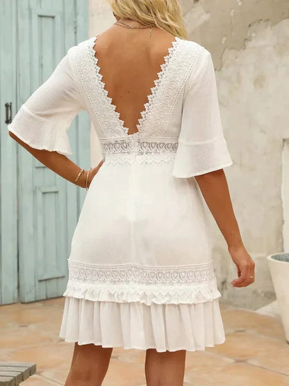Linde™ - Vestido de Playa Blanco