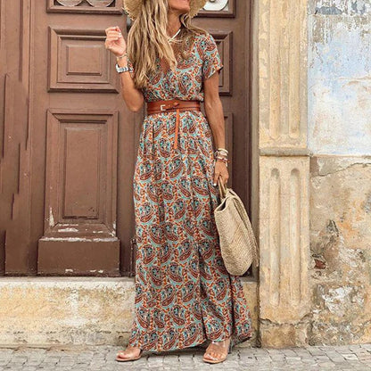 Sanne™ - Maxi Ibiza Dress - Incluye cinturón