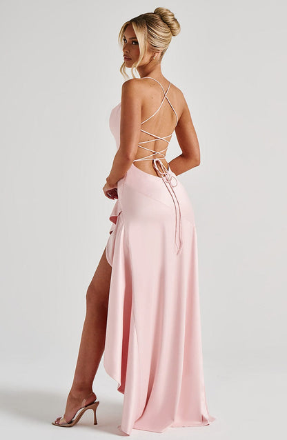 Samira – Vestido Largo con Espalda Descubierta