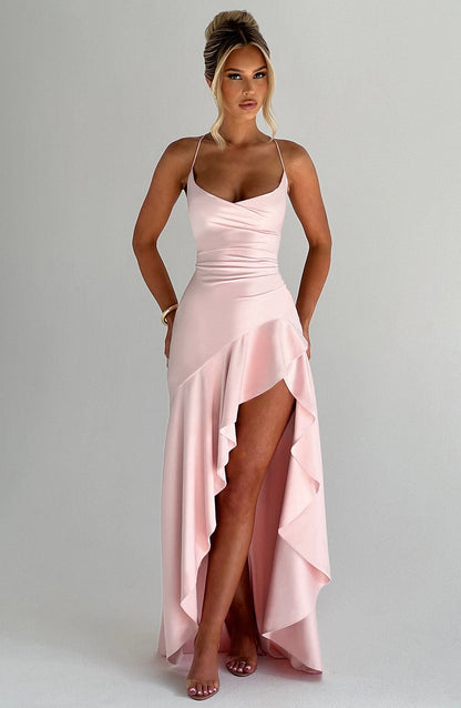 Samira – Vestido Largo con Espalda Descubierta