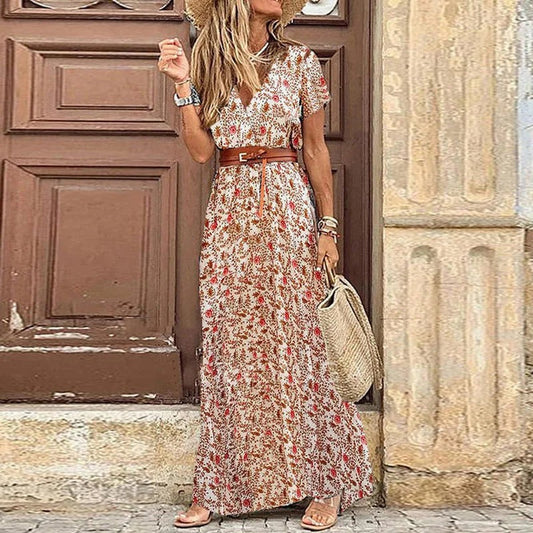 Famke™ - Maxi Ibiza Vestido - Incluye cinturón