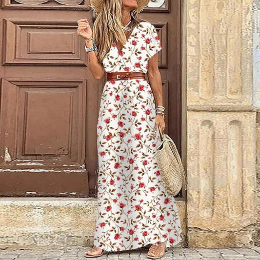 Frouke™ - Maxi Ibiza Dress - Incluye cinturón